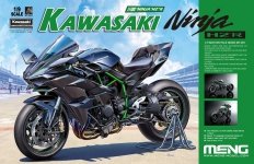Meng Model MT-001S Kawasaki Ninja H2R (Pre-colored Edition) (1:9)