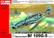 AZ Model AZ7445 Messerschmitt Bf-109G-5 Early (1:72)