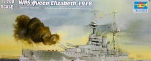 Trumpeter 05797 British battleship HMS Queen Elizabeth (1918) 1/700