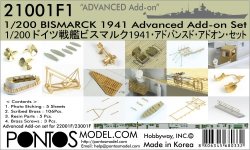 Pontos 21001F1 BISMARCK 1941 Advanced Add-on Set (1:200)