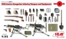 ICM 35671 WWI Austro-Hungarian Infantry Weapon and Equipment 1/35