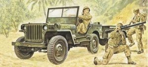 Italeri 0314 Willys MB Jeep with Trailer (1:35)