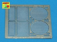Aber 35G21 Grilles for german tank destroyer Jagdpanther Ausf.G1 early (1:35)