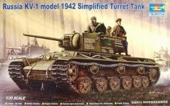 Trumpeter 00358 Russian KV-1 model 1942 Simplified Turret Tank (1:35)