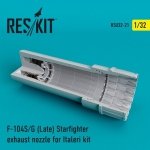 RESKIT RSU32-0021 F-104 Starfighter (S/G Late) exhaust nozzle for Italeri Kit 1/32