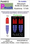 P-Mask PK44012 Mitsubishi KI46-III Dinah (Aoshima) 1/144