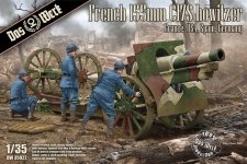Das Werk DW35022 French 155mm C17S howitzer France, USA, Spain, Germany 1/35