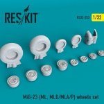 RESKIT RS32-0253 MiG-23 (ML/MLD/MLA/P) wheels set 1/32