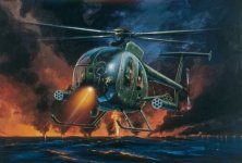 Italeri 0017 Hughes AH-6A Night Fox (1:72)