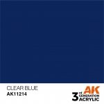 AK Interactive AK11214 CLEAR BLUE – STANDARD 17ml