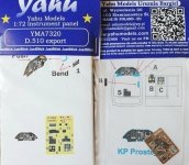 Yahu YMA7320 Dewoitine D.510 export 1/72