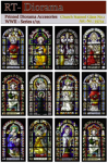 RT-Diorama 35734 Printed Accessories: Church stained glas windows No.1 1/35
