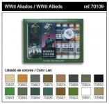 Vallejo Alianci WWII (16 color set) (70109)