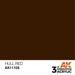 AK Interactive AK11108 HULL RED – STANDARD 17ml