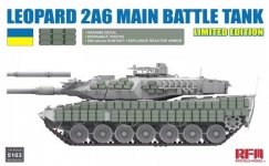 Rye Field Model 5103 Leopard 2A6 Main Battle Tank ( Ukraine decal ) 1/35