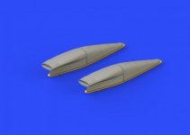 Eduard 648301 Crusader air intakes EDUARD, HASEGAWA 1/48