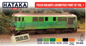 Hataka HTK-AS40 Polish Railways locomotives paint set vol. 1