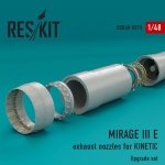 RESKIT RSU48-0015 Mirage III E exhaust nozzles Kinetic 1/48