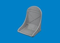 Eduard 6481054 P-39 seat PRINT ARMA HOBBY 1/48