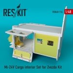 RESKIT RSU48-0116 Mi-24 V Cargo interior Set for Zvezda kit 1/48