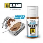 Ammo of Mig 0821 ACRYLIC FILTER Rust 15 ml