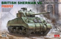 Rye Field Model 5038 British Sherman VC Firefly w/ workable track links 1/35