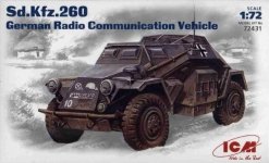 ICM 72431 Sd.Kfz.260, German Radio Communication Vehicle (1:72)