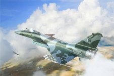 Trumpeter 01690 PAF J-10CE Multi-Role Fighter & IAF Rafale 2 in 1 1/72