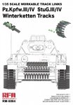 Rye Field Model 5084 Pz.Kpfw. III/IV StuG. III/IV Winterketten WORKABLE TRACK LINKS 1/35