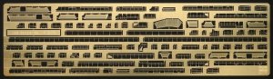 Hasegawa QG44 (72144) USS Gambier Bay Basic Etching Detail Set 1/350