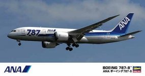 Hasegawa 10716 Boeing 787-8 Dreamliner ANA Kit First Look 1:200