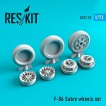 RESKIT RS72-0078 F-86 SABRE WHEELS SET 1/72