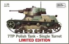 IBG 35074L 7TP Polish Tank - Single Turret LIMITED EDITION 1/35
