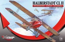 Mirage Hobby 481306 Halberstadt CL.II, Two-seater, Ground Support Aircraft, early version (1:48)
