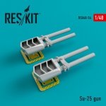 RESKIT RSU48-0054 Su-25 gun (2 pcs) 1/48