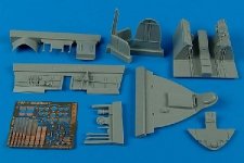 Aires 2087 F8F-1 Bearcat cockpit set 1/32 Trumpeter