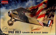 Roden 615 SPAD VII.c Lafayette and U.S.A.A.F service (1:32)
