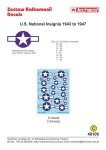Techmod 48106 U.S National Insignia od 1943 (1:48)