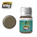 AMMO of Mig Jimenez 1621 PLW SHADOW FOR DESERT BROWN 35ml