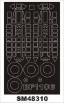 Montex SM48310 Bf 110G EDUARD