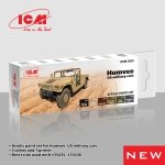 ICM 3059 Acrylic paints set for Humvee Us military cars 12 ml х 6
