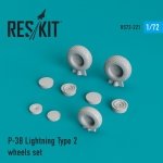 RESKIT RS72-0221 P-38 Lightning Type 2 wheels set 1/72