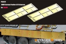 Voyager Model PEA429 WWII German Panther A/D Schurzen(For TAKOM) 1/35