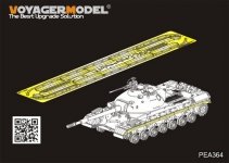 Voyager Model PEA364 Russian T-10M Heavy Tank Track Covers (For MENG TS-018) 1/35