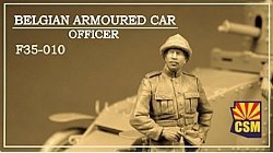 Copper State Models F35-010 Belgian Armoured car officer 1/35