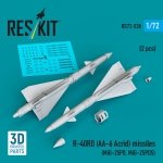 RESKIT RS72-0528 R-40RD (AA-6 Acrid) missiles (2 pcs) (3D Printed) 1/72