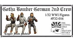 Copper State Models F32-016 bomber german 2nd crew 1:32