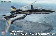 Hasegawa 65790 Macross Plus VF-19A Excalibur SVF-569 Lightnings 1/48