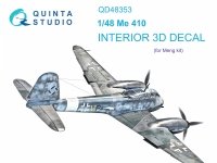 Quinta Studio QD48353 Me 410 3D-Printed & coloured Interior on decal paper (Meng) 1/48