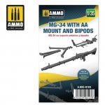 Ammo of Mig 8103 MG-34 WITH AA MOUNT AND BIPODS 1/35